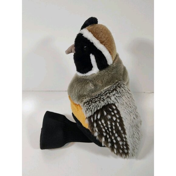 Daphne Quail Golf Club Head Cover Driver Bird 12" Plush - Picture 2 of 6